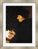 Framed Portrait of Desiderius Erasmus