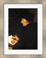 Framed Portrait of Desiderius Erasmus