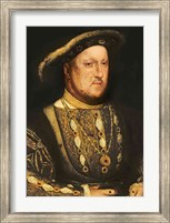 Framed Portrait of Henry VIII C
