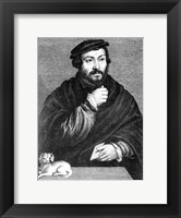 Framed Portrait of Sir Thomas More