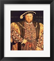 Framed Portrait of Henry VIII A