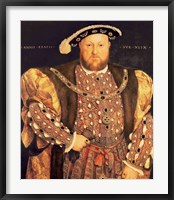 Framed Portrait of Henry VIII A