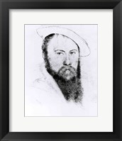 Framed Portrait of Sir Thomas Wyatt the Younger