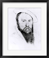 Framed Portrait of Sir Thomas Wyatt the Younger