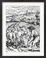 Framed Death and the Ploughman