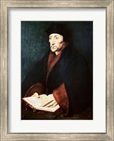 Framed Portrait of Desiderius Erasmus