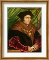 Framed Portrait of Sir Thomas More