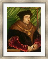 Framed Portrait of Sir Thomas More