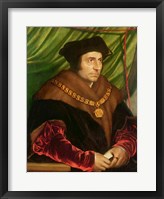 Framed Portrait of Sir Thomas More