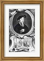 Framed Portrait of Edward Seymour, 1536, Detail