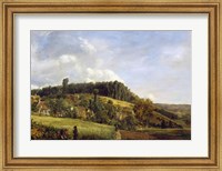 Framed Forest Glade near a Village, 1833