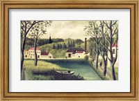 Framed Landscape with a Fisherman