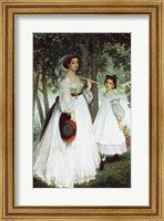 Framed Two Sisters: Portrait, 1863