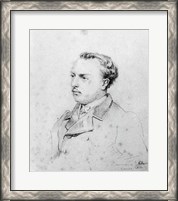 Framed Emmanuel Chabrier aged 20, 1861