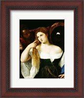 Framed Portrait of a Woman at her Toilet
