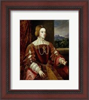 Framed Portrait of the Empress Isabella of Portugal, 1548