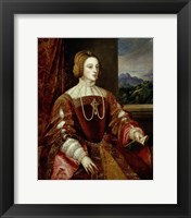 Framed Portrait of the Empress Isabella of Portugal, 1548