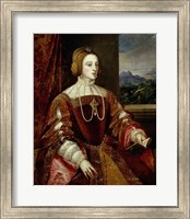 Framed Portrait of the Empress Isabella of Portugal, 1548