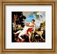 Framed Venus and Adonis, 1553