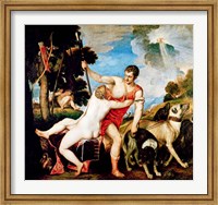 Framed Venus and Adonis, 1553