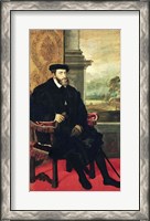 Framed Seated Portrait of Emperor Charles V