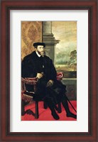 Framed Seated Portrait of Emperor Charles V
