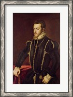 Framed Portrait of Philip II