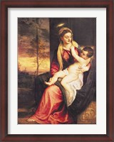 Framed Virgin with Child at Sunset, 1560