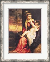 Framed Virgin with Child at Sunset, 1560