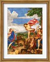 Framed Bacchus and Ariadne Panel