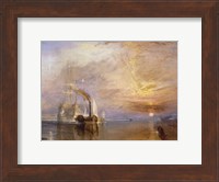 Framed Fighting Temeraire