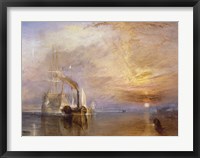 Framed Fighting Temeraire