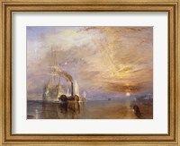 Framed Fighting Temeraire