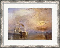 Framed Fighting Temeraire