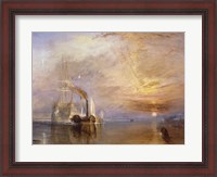 Framed Fighting Temeraire