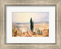 Framed Florence from near San Miniato, 1828