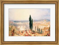 Framed Florence from near San Miniato, 1828