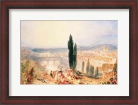 Framed Florence from near San Miniato, 1828