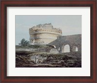 Framed Castle of San Angelo, Rome