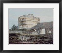 Framed Castle of San Angelo, Rome