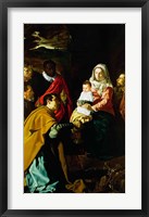 Framed Adoration of the Kings, 1619