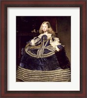 Framed Infanta Margarita in Blue, 1659