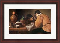 Framed Two Men at Table