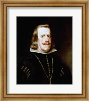 Framed Philip IV (profile)