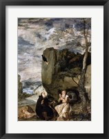 Framed St. Anthony the Abbot and St. Paul the First Hermit, c.1642