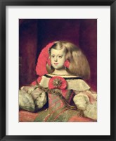 Framed Portrait of the Infanta Margarita