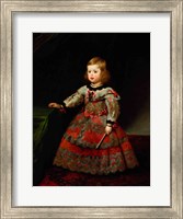 Framed Infanta Maria Margarita of Austria as a Child