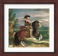 Framed Equestrian Portrait of Philip IV