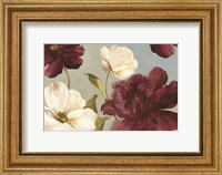 Framed Deep Peonies II