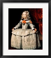 Framed Portrait of the Infanta Margarita (standing)